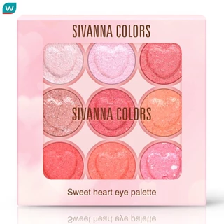 Sivanna ซีเวนน่า คัลเลอร์ส สวีท ฮาร์ท อาย พาเลทท์ 14ก. 03 พิ้งค์ สตรอเบอร์รี่