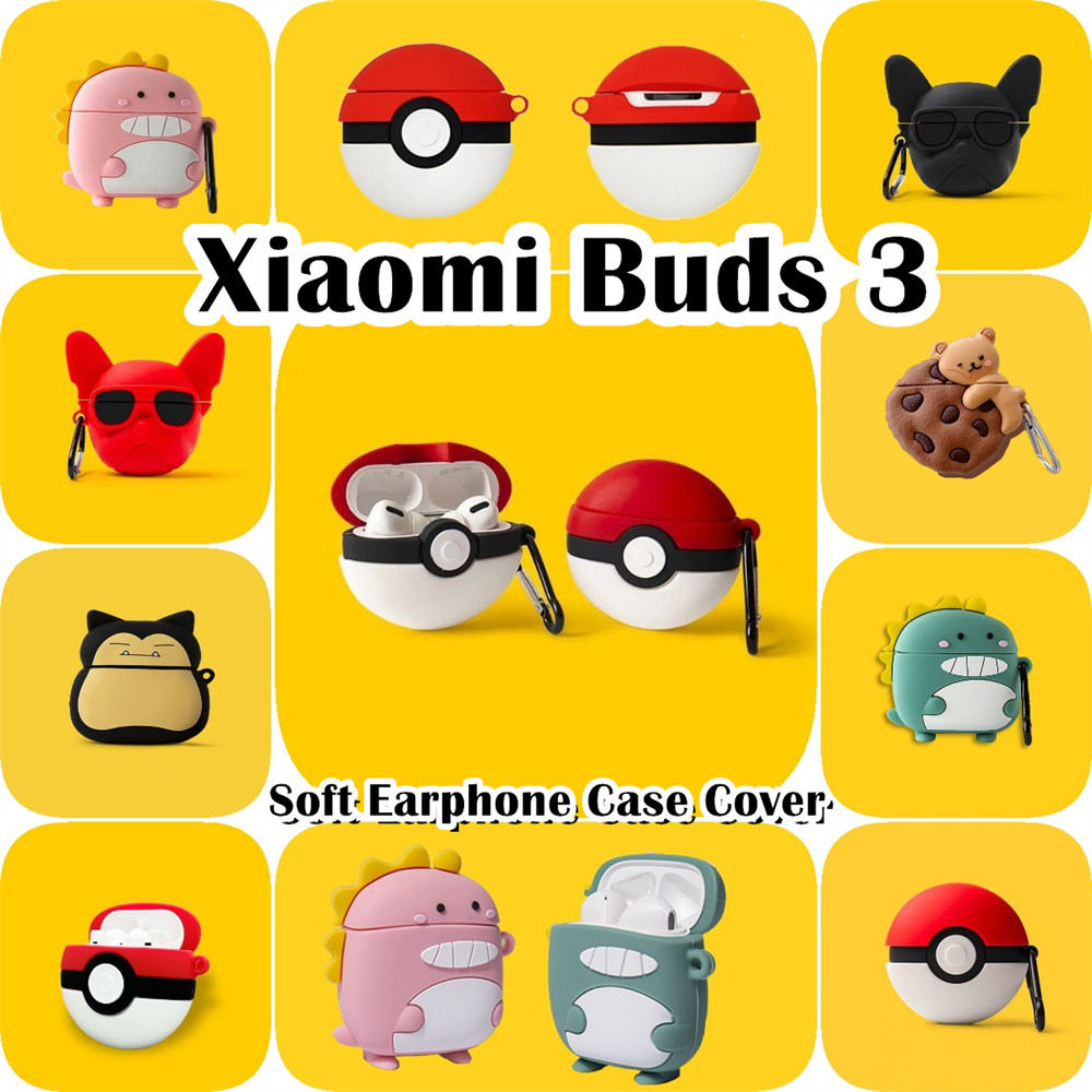 【Case Home】นําไปใช้กับ Xiaomi Buds 3 เคส Case เคสหูฟัง การ์ตูนนวัตกรรม ซิลิโคนนุ่ม เคส เคสหูฟัง NO.1