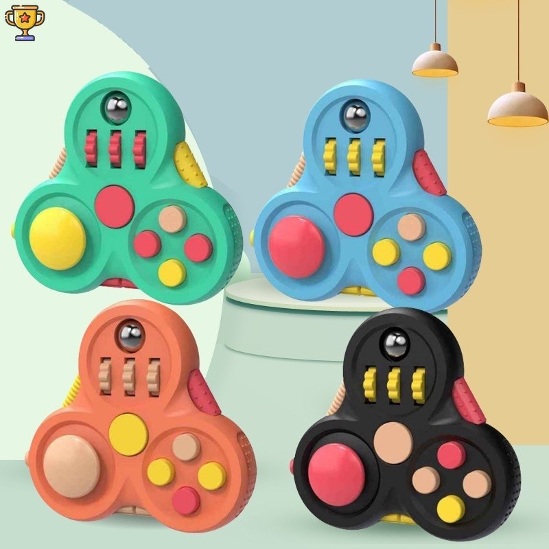 หมุน Magic Bean Fidget Spinner Cube ผู้ใหญ่ Antistress Fidget ของเล่นออทิสติก ADHD ความเครียดบรรเทาปลายนิ้วของเล่นเด็ก Fidget Pad YK TRTH
