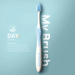 [ใหม่!] Dentiste' My Brush แปรงสีฟันขนนุ่ม ขนแปรงเรียวเล็กซอกซอนล้ำลึก,ขนแปรงกลมมนปลายตัด ขจัดคราบพลัค หินปูน จับถนัดมือ