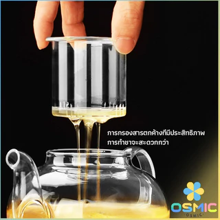 MIC กาชงชา ทนต่ออุณหภูมิสูง กาน้ำชา แก้วคุณภาพสูง 400ml 600ml Glass teapot
