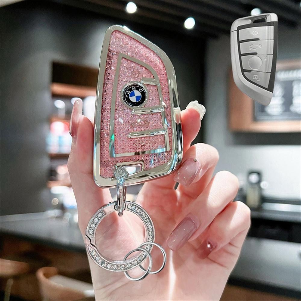 4 ปุ่ม TPU ฝาครอบกุญแจรีโมทรถยนต์, Fit สําหรับ BMW 1 3 4 5 6 7 Series X3 X4 M5 M6 GT Series Keyless อุปกรณ์เสริมอัตโนมัติ
