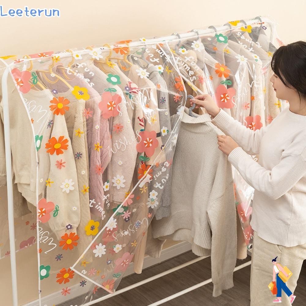 Leeterun Dress Storage Protect, Dust Thicken Clothes Dust Cover, Large Capacity Waterproof Dust Cover Cloth
