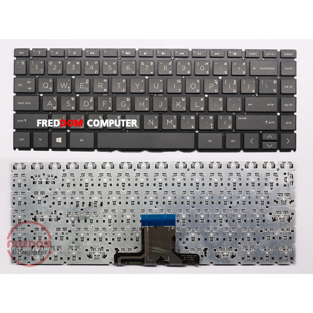 KEYBOARD HP PAVILION 14-CE 14-CK Series 14-CMไทย - อังกฤษ KEYBOARD