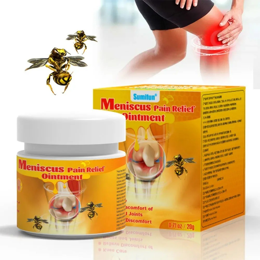 Bee Venom Pain Relief Cream Joint เข่า Analgesic Ointment คอเอว Sctica Synovial Meniscus Repair 20G