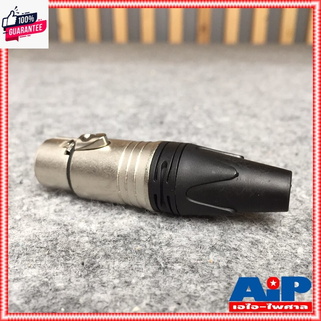 แพ็ค10ตัว LIDGE YM-001A price1ตัว CANNON แจ็ค XLR ตัวเมีย 3 ขา ท้ายยาง สำหรัเข้าสาย รุ่น YM001A