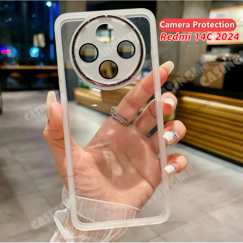 Redmi 14C 2024 ปลอกอ่อนใสสําหรับ Redmi 14C Redmi14C 14 C C14 4G 5G 2024 เชลล์พร้อมป้องกันกล้องโปร่งใสเคสโทรศัพท์ฝาหลัง