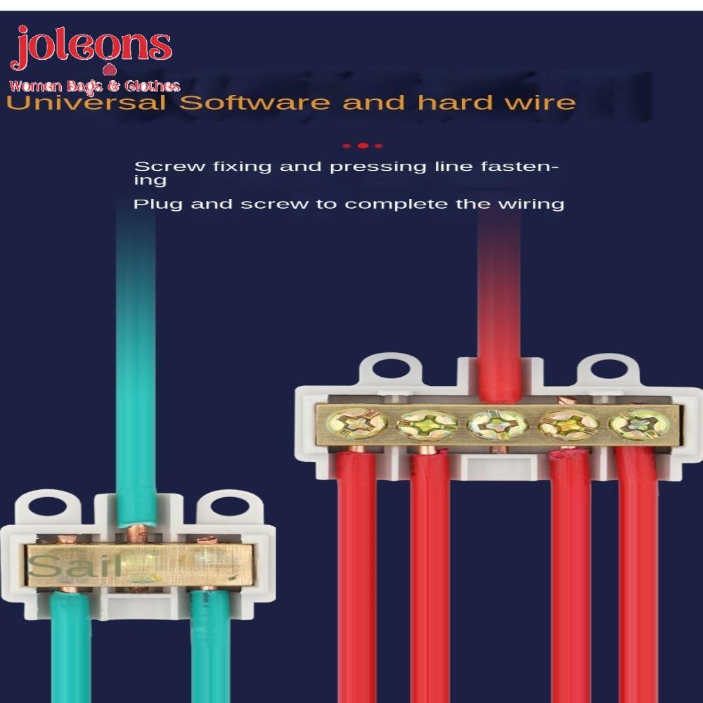 Joleons เทอร์มินัลสาขากําลังสูง Universal Splitter ขั้วต่อสายไฟกล่องแยกสายไฟฟ้า Terminal Block Quick