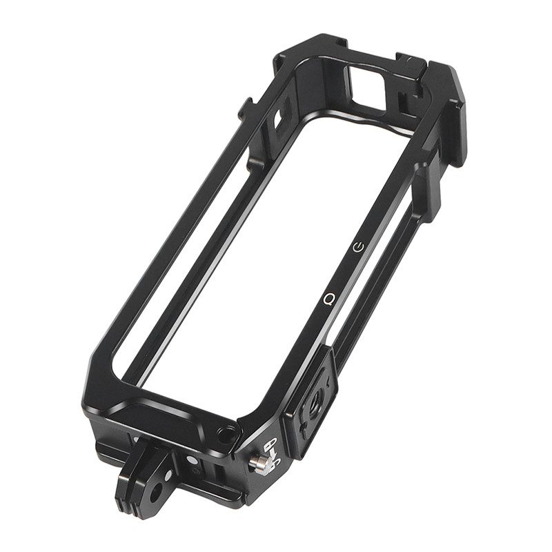 Novelgal กรอบป้องกันกล้องสําหรับ Insta360 X4 กรงโลหะ Rig ที่อยู่อาศัยพร้อมขยายฐานรองเท้าเย็นกรอบขยายกรณี
