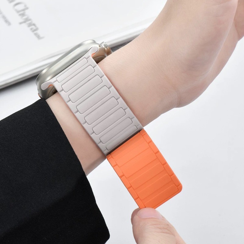 สายซิลิโคนอ่อนนุ่มสําหรับ แอปเปิล ดู 10 42 มม.46 มม.9 8 7 6 5 4 3 กับ สายคล้องสร้อยข้อมือขั้นสูงสําหรับ iดู พิเศษ 49 มม.45 มม.41 มม.40 มม.44 มม.38 มม.สายนาฬิกา