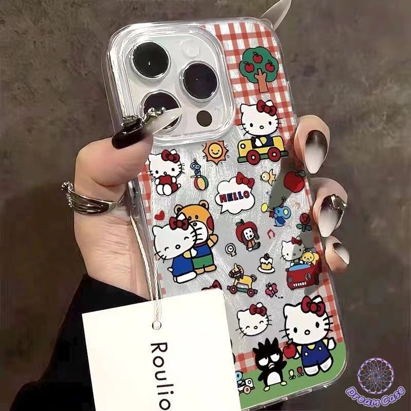 การ์ตูนแมวคิตตี้น่ารักเคสดูเดิลอ่อนสำหรับ Samsung A05 A13 A34 A21s A05s A03 A53 A14 A15 A06 A04s A23 A25 A32 A51 A33