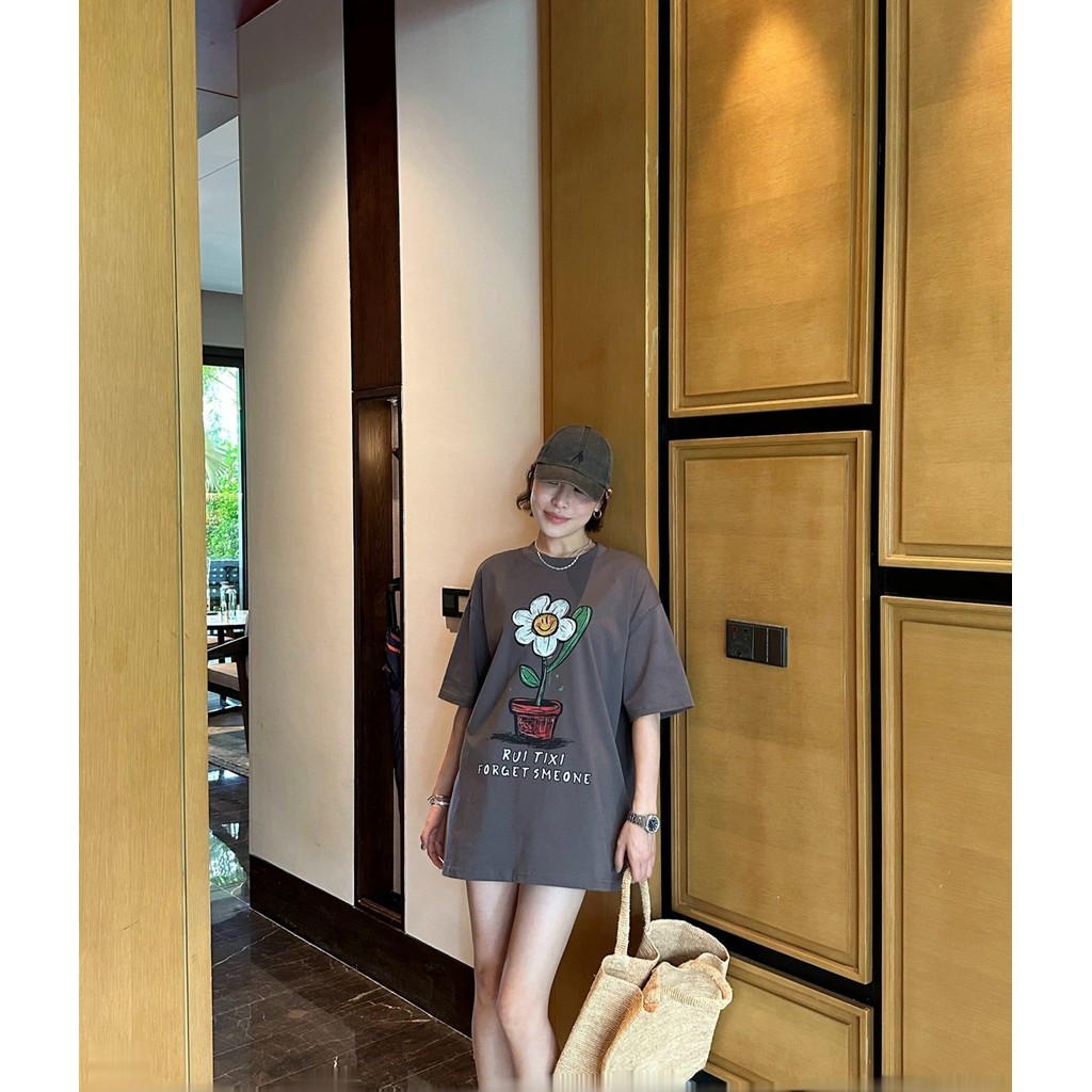 (จัดส่งตลอด 24 ชั่วโมง）Angle Official เสื้อผุ้หญิงของมาใหม่ ลายสวย ใส่สวย แขนสามส่วนแขนบาน