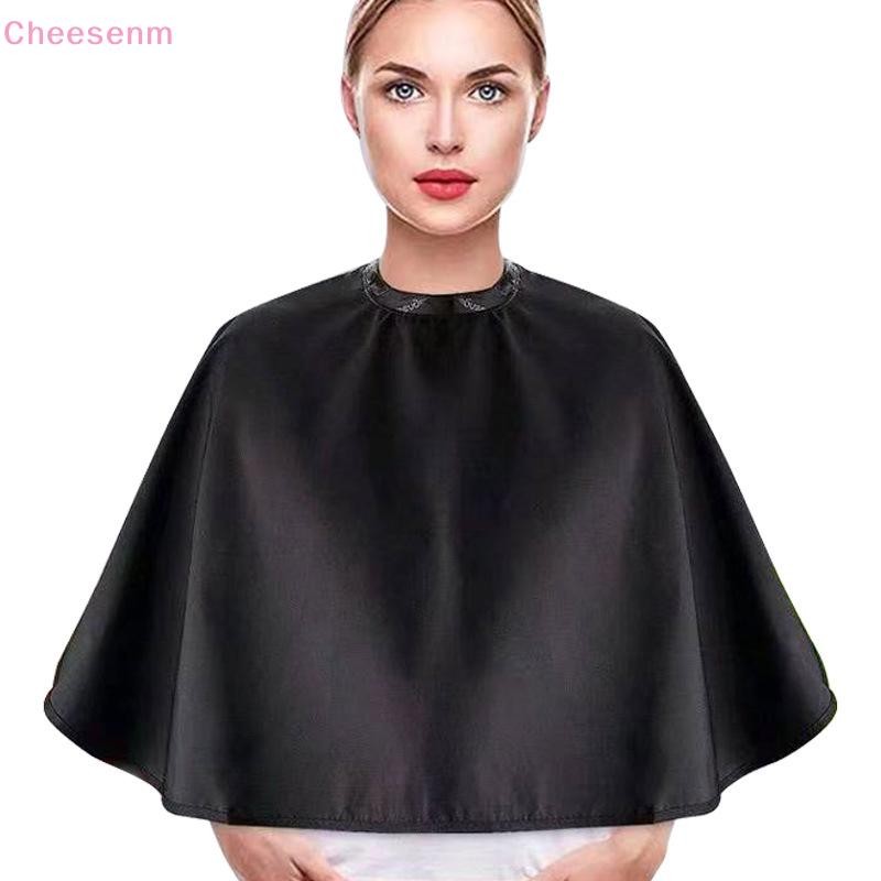Cheenm ผม Cutg Cape Pro Salon Hairdressing ช่างทําผมผ้าชุดตัดผมสีดํากันน้ําช่างทําผมผ้ากันเปื้อนตัดผม Capes TH