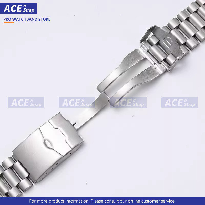 เหมาะสำหรับนาฬิกา TAG HEUER สายสแตนเลสลายกราฟิก 18mm 20mm 22mm 24mm เหมาะสำหรับ Autavia 6 FORMULA RACE 1 F1 AQUARACER