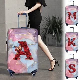 กระเป๋าเดินทางครอบคลุมผ้ายืดกระเป๋าเดินทางฝาครอบกระเป๋าเดินท…