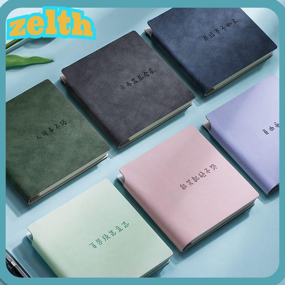 Zelth Pocket Notepad, สมุดบันทึกพกพาขนาดเล็ก, หน้าตารางสร้างสรรค์ที่จะทํารายการหนัง PU ไดอารี่วางแผนรายสัปดาห์นักเรียน