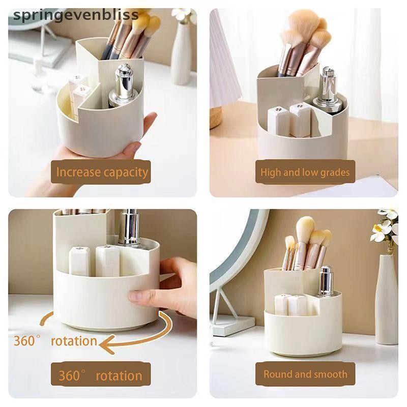 Springevenbliss สีขาว Division และ Layering Rotag ดินสอ Office Desktop al เก็บเครื่องเขียนอุปกรณ์เครื่องมือความงาม Springevenbliss