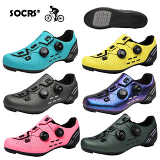 SOCRS 6 สี Professional ขี่จักรยาน Cleat รองเท้า RB ความเร็ว…