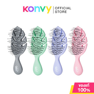 Wet Brush Go Green Mini Detangler 1pc เว็ทบรัช หวีแปรงทรงใบไ…