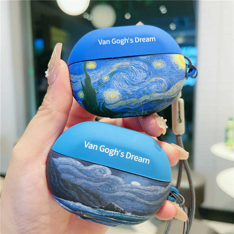 Starry Sea หูฟัง Matt สําหรับ Huawei Freebuds 6i 5i 4i 3 SE2 Pro2 + Pro3 FreeClip Soft TPU ฝาครอบพร้อมสายคล้อง