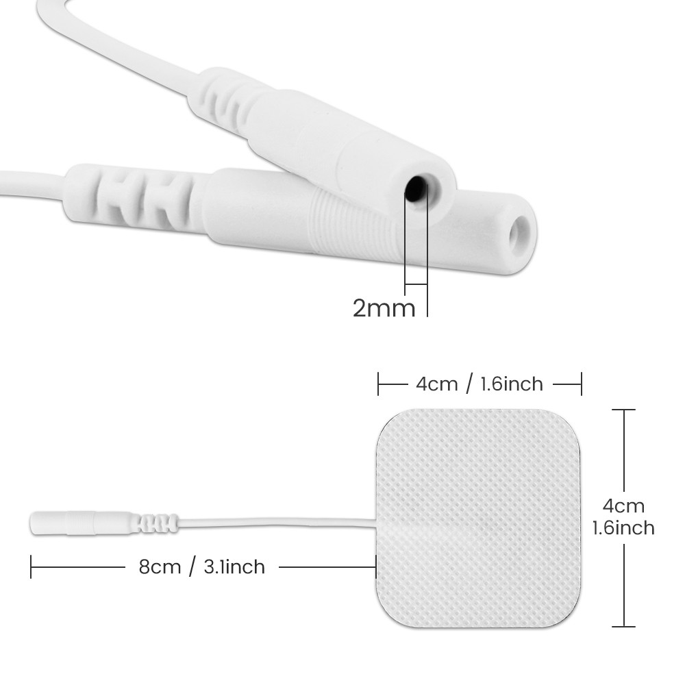 Jbmbhc EMS Electrode Pads Slim Electro Pad สําหรับ Tens รูปที่ 6