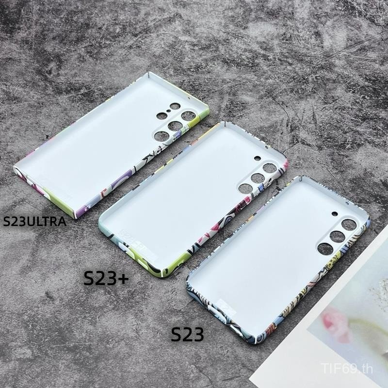 เคสโทรศัพท์ Samsung Happy Styzy สีน้ำเงินเข้ากันได้กับ A12/M12 A55 S23 A11เคสโทรศัพท์ A54 5G A11 A13 4G A04 S24 ultra เคสแข็งป้องกัน a534g/5G S23 PLUS เคส7rjp