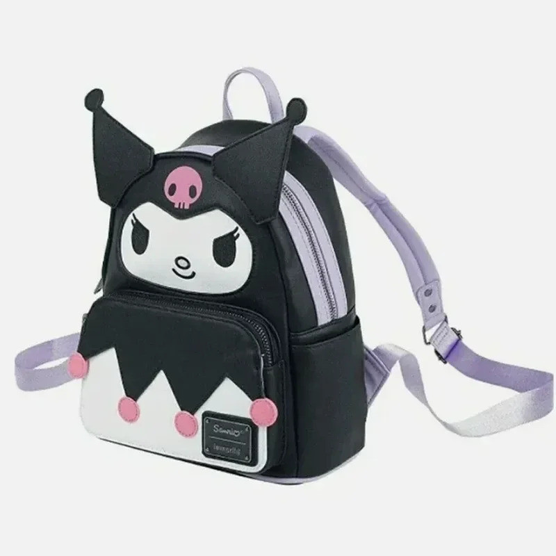 Loungefly Sanrio Kuromi กระเป๋าเป้สะพายหลัง Pu หนัง Lady รูปที่ 2