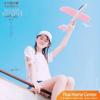 เครื่องบินร่อนของเล่นสำหรับเด็ก โฟมเครื่องบิน มีไฟ plane 48CM