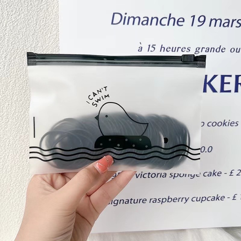 ยางรัดผม ยางรัดผมสีพื้น ยางรัดผมเด็กผู้หญิง สีพาสเทล สไตล์เกาหลี แพ็ค100เส้น พร้อมซองใส่🔮 - รูปที่ 3