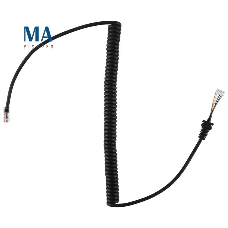 Mayige9xq Car Hand Speaker สายไมโครโฟนสําหรับ YAESU MH-48 MH-48A6J FT-8800R FT-8900R FT-7900R FT-1807 FT-7800R FT-2900R FT-1900
