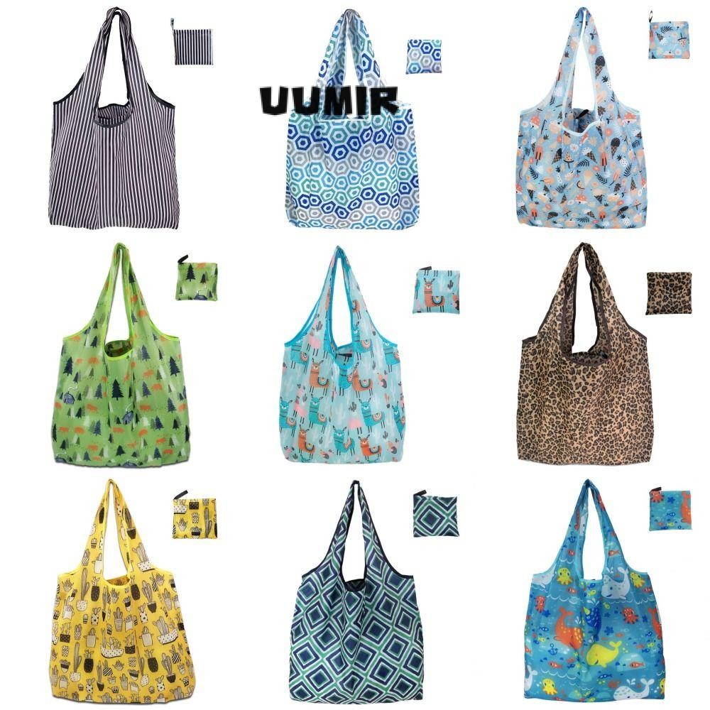 Uumir กระเป๋าช้อปปิ้ง, กระเป๋ารีไซเคิลความจุขนาดใหญ่เป็นมิตรกับสิ่งแวดล้อม, กระเ