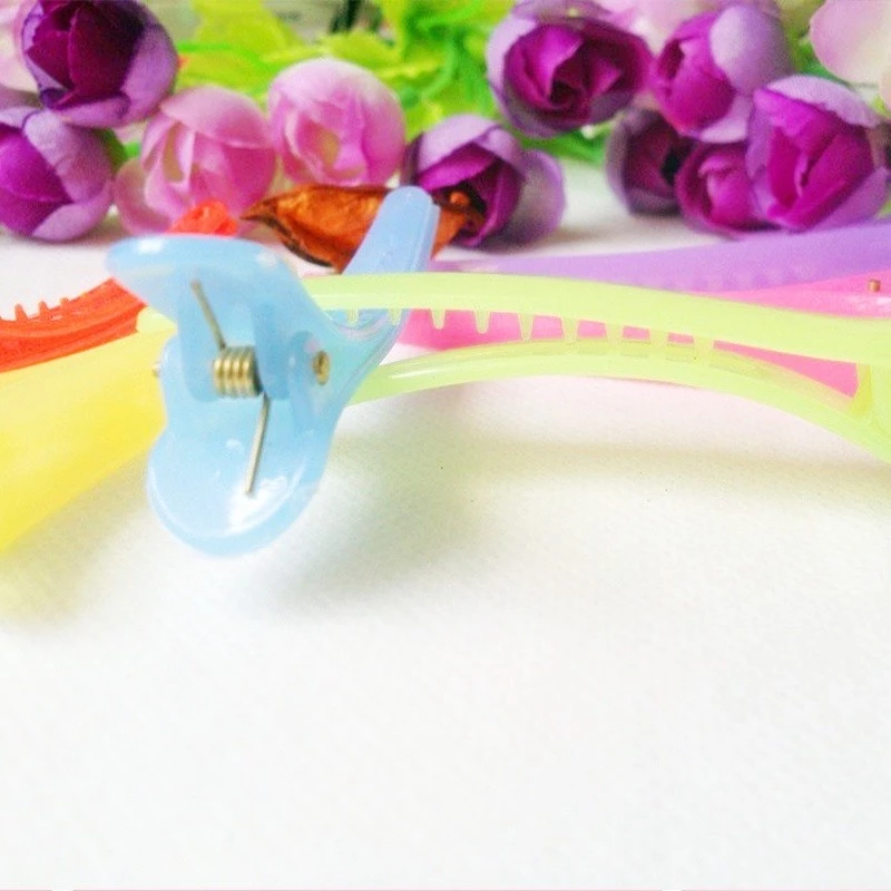 กิ๊บติดผมสีพื้น หน้าม้า/ปากเป็ด สไตล์เกาหลี thumbnail 4