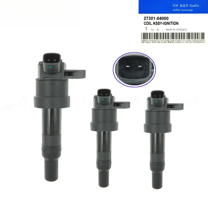 Autoppart 3 ชิ้น 2701-04000 คอยล์จุดระเบิดสําหรับ KIA Picanto Mk2 1.0 เบนซิน 51kw & Morning 2011-201