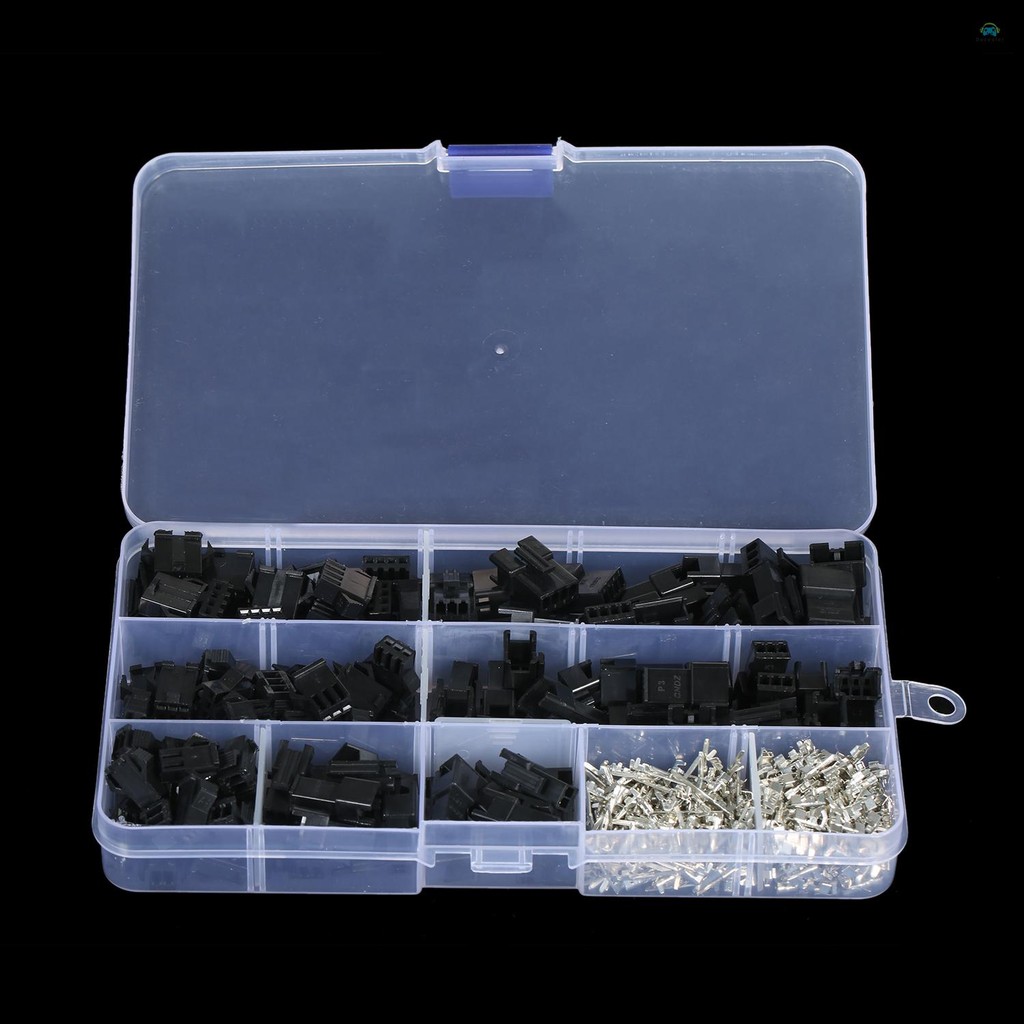 Pin Connector480 ชิ้น JST 2.54 มิลลิเมตร Pitch 2-Pin 3-Pin 4-Pin Connector Housing Assortment ชุดหญิ