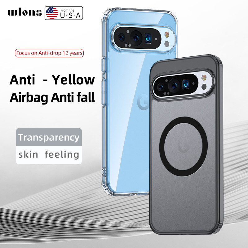 เหมาะสําหรับ Googlepixel9proxl เคสโทรศัพท์แม่เหล็กกันกระแทกเคสรวมทุกอย่าง Google pixel9 เคสป้องกัน