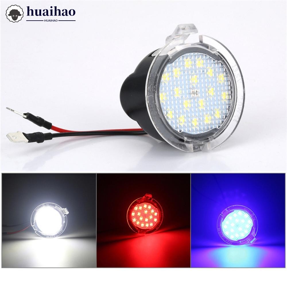 Huaihao 2PCSรถLEDภายใต้ด้านข้างกระจกมองหลังPuddleสําหรับFord F-150 Edge Mondeo MK5 O5V7