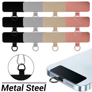 อุปกรณ์โทรศัพท์สากล-ต่อต้านหายไปเชือกแขวนแพทช์ปะเก็นโลหะ-โทร…