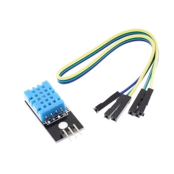 DHT11 Temperature Humidity Sensor เซนเซอร์ เซ็นเซอร์ วัดอุณหภูมิ วัดความชื้น ความชื้นในอากาศ