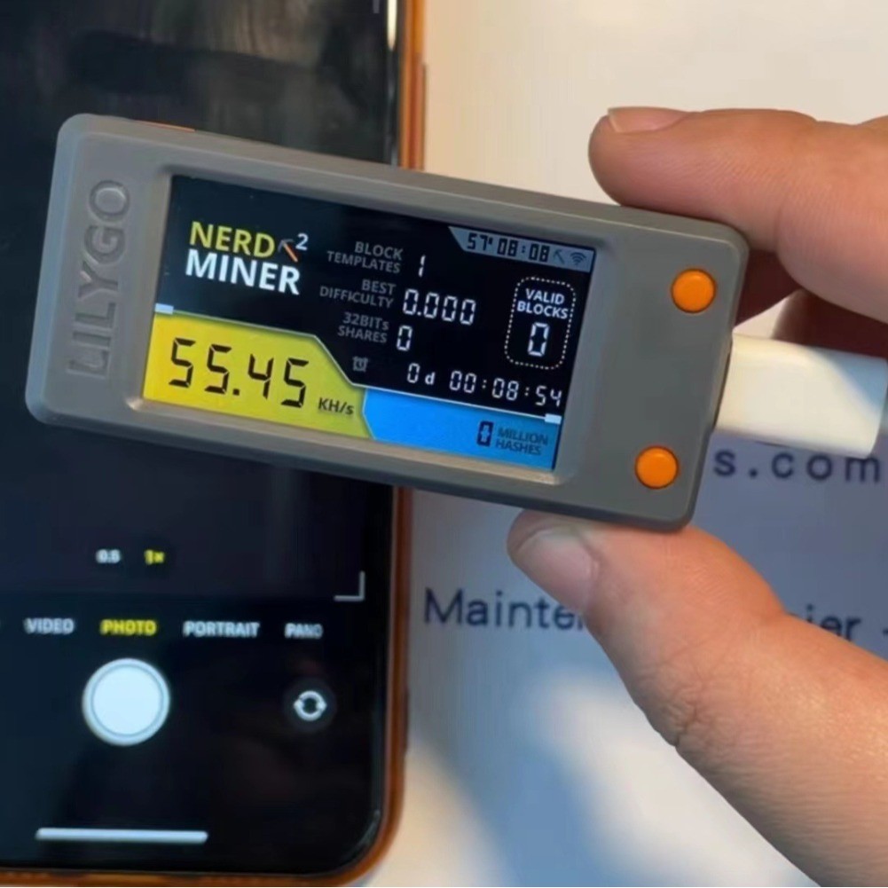 SOLO Lotto Machine Mini BTC Winning Machine nordminer Block Thumb Machine V2