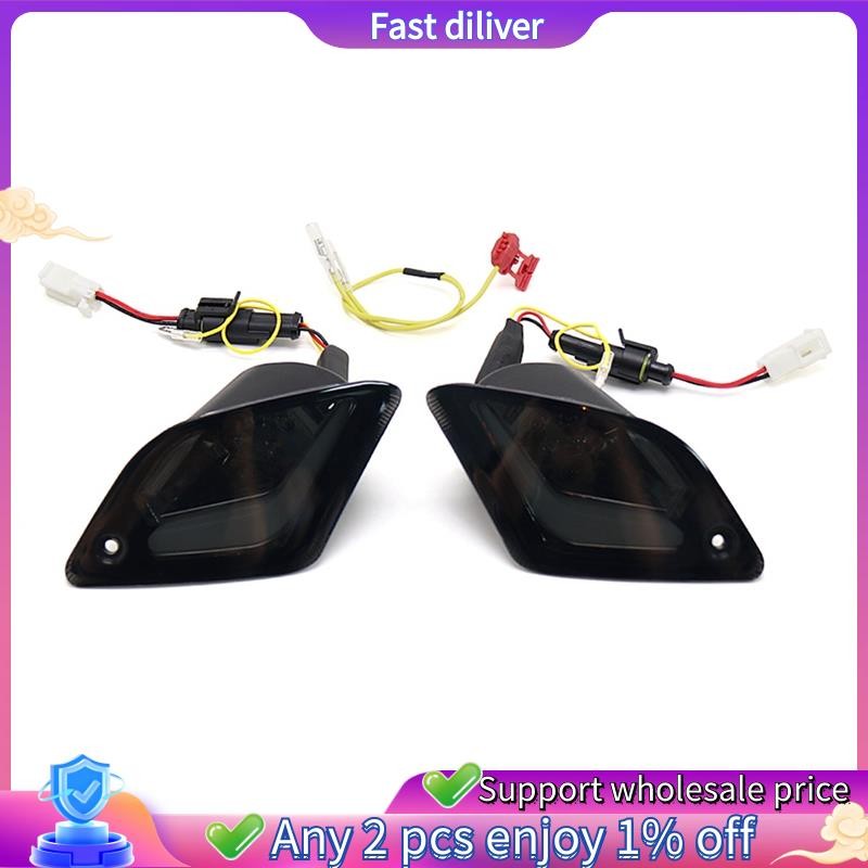 ไฟเลี้ยว LED กันน้ํา Flasher ไฟแสดงสถานะด้านหลังโคมไฟสําหรับ 300 GTS250 GTS300 GTS150 GTV300 GTV250