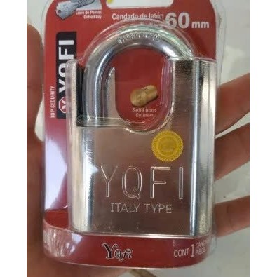 YoFi cc6 ล็อค (60mm) สีเงิน