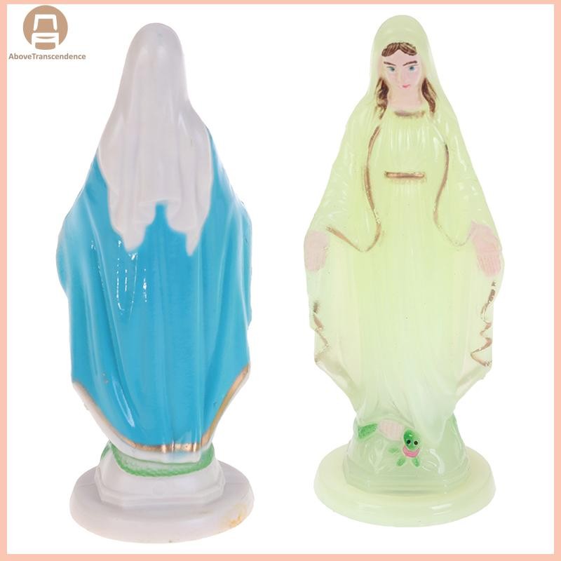 ABOVE คาทอลิก Mary รูปปั้น Handmade Virgin Mary รูปปั้นพระเยซูตกแต่งบ้านของขวัญ TH