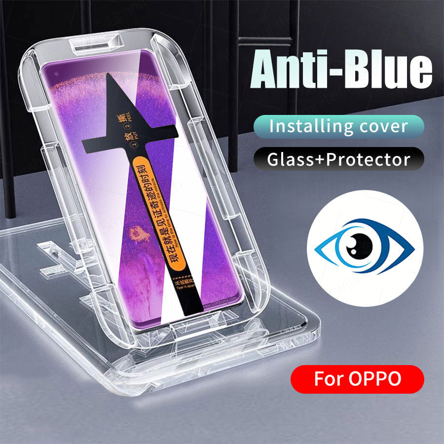 ติดตั้งง่ายกระจกนิรภัยสําหรับ OPPO Find X8 X7 X6 X5 X3 Pro Ultra Full Cover Screen Protector