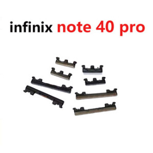 สําหรับปุ่มเปิดปิด Infinix Note 40 Pro + ปุ่มด้านข้างระดับเสียง