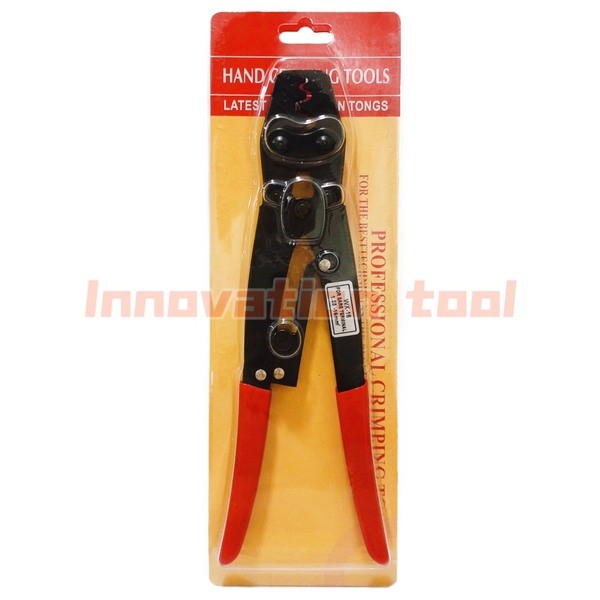 Toolsคีมย้ำหางปลาไฟฟ้า HS-16 คีมย้ำสายไฟ 1.25-16mm² 22-6AWG คีมย้ำ หางปลา ครีมย้ำหาปลา ที่ย้ำหาง