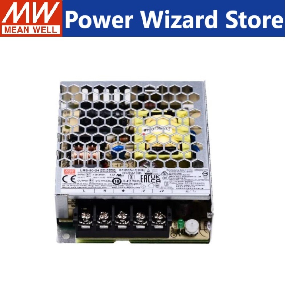 MEAN WELL LRS-50 LRS-50-3.3 LRS-50-5 LRS-50-12 LRS-50-15 LRS-50-24 LRS-50-36 LRS-50-48 MEANWELL LRS 