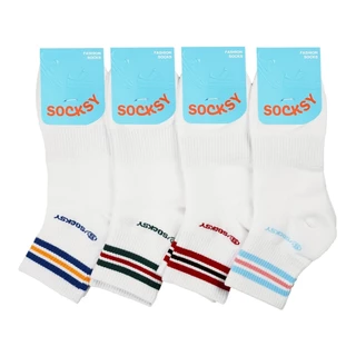 Socksy ถุงเท้าแฟชั่นข้อยาว (แพ็ค 4 คู่) รุ่น HK-0001