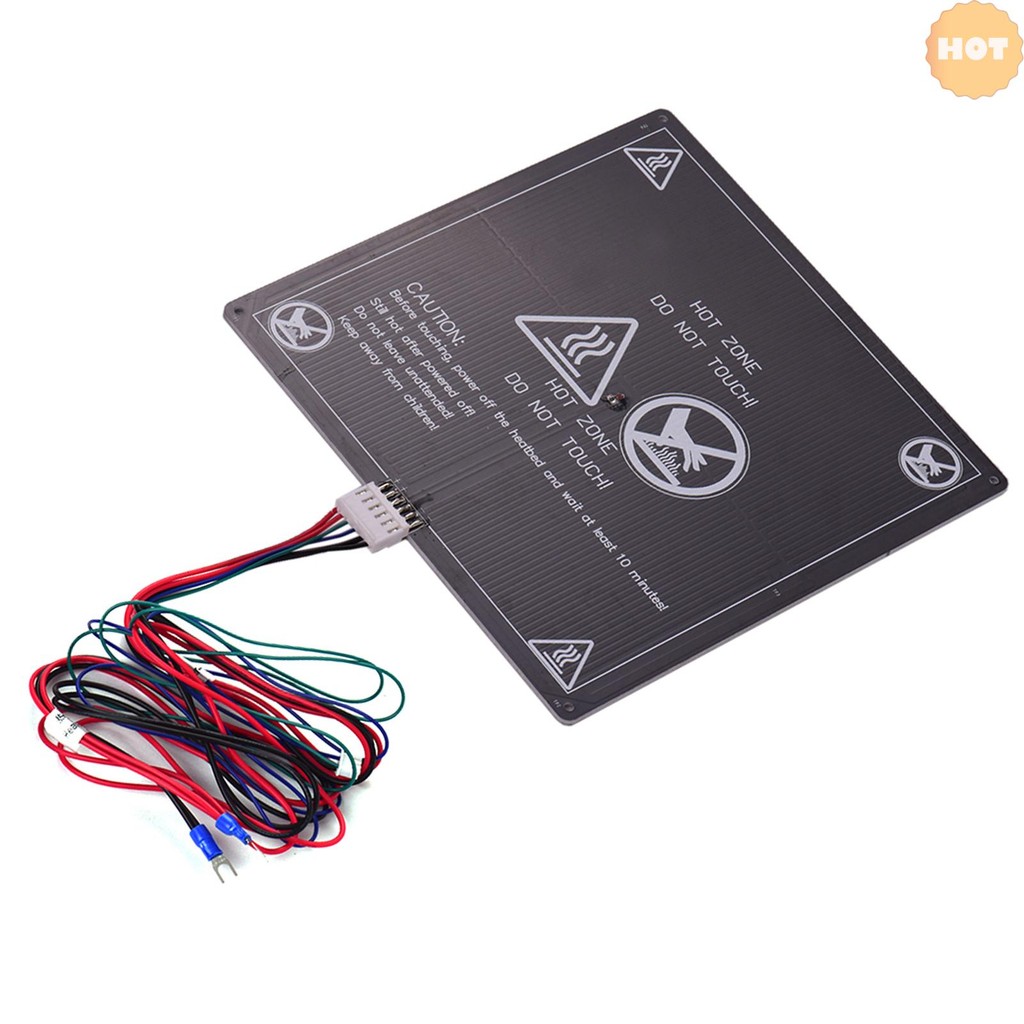 [2025 Super Sale]Anet 3D เครื่องพิมพ์เตียงร้อนแผ่นฐานความร้อนแพลตฟอร์ม Heatbed แผ่นอลูมิเนียมขนาด 22