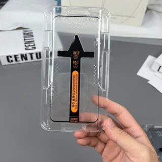 ฟิล์มกระจกพร้อมบล็อกสำหรับติดฟิล์มแบบง่ายๆได้ด้วยตัวเอง สำหรับ Realme GT 6 7 8 10 11 12 13 14 15 16 5G