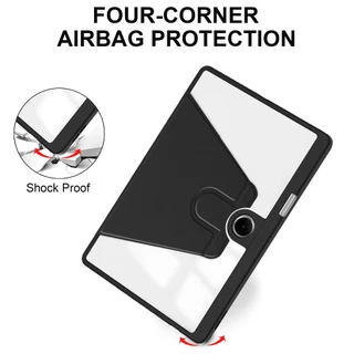 009.เคส สำหรับ ออปโป้ แพด เอสอี Smart Case for OPPO Pad SE 11 2025 เคส หมุนได้360 องศาหมุน หลังโปร่งใส มีช่องใส่ปากกา